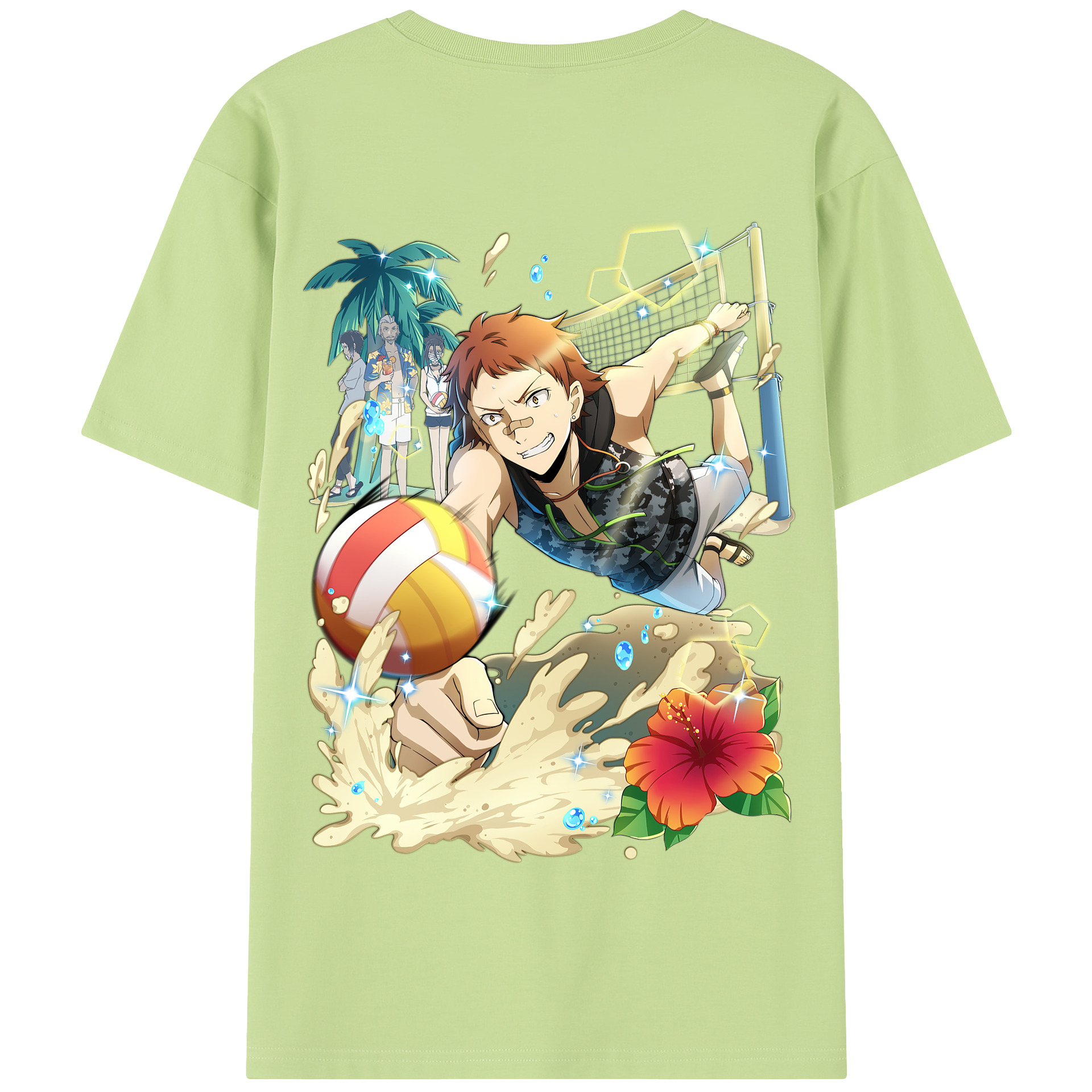 （画像用） 文豪ストレイドッグス Bungo Stray Dogs 綿100％半袖Tシャツ（背面プリント）